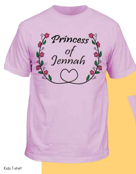 IMANHOOD KIDS T-SHIRT  - PRINCESS JANNAH